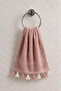 2-Pack Duru Hand Towels with Tassels 30X50 cm - Pink 100% Cotton