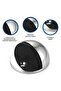 Floor Mounted Door Stopper, Polished Chrome Finish, Stainless Steel, Dome Shape with Rubber Bumper, Screw Fixing Included - 3