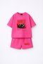 Manifest Girls M6Nifestgirls Printed Oversize 100% Cotton T-Shirt Shorts 2-Piece Children's Set - 2