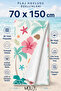 Digital Printed 70X150Cm Tropical Island Patterned Beach Towel - Bath Towel - Sea Towel - 2