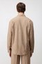 Beige Linen Blended Relax Fit Men's Shirt - 6