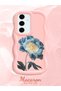 Samsung Galaxy S24 Fe Compatible Case Camera Protector Pink Silicone Couple Phone Case Floral Pattern - 2