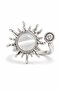 Women's Steel Sun Stress Ring Adjustable Color Does Not Fade - 6