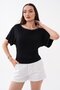 Women's Boat Neck Stone Detailed Blouse - 4