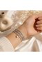 Silver Color 3-Piece Chain Bracelet Set with Star Figures - 2