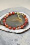 Agate Natural Stone Bracelet Gold Color Adjustable Combination Trend - 3