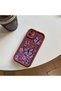 iPhone 17 Pro Max Compatible Case Camera Protector Burgundy Silicone Couple Phone Case Butterfly Pattern - 5