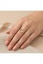 Moon Sun Patterned Zircon Stone Adjustable Ring