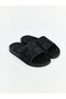 Vizyon New Season Black Single-Strap Men's Slippers