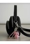 Byn1119 Women's Small Size 3-Compartment Satin Hand and Shoulder Bag - 4