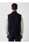 Ozmarka New Season Regular Fik Stand Collar Men's Knitwear Vest - 4