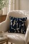 Pablo Dark Blue Kirlent Cover (45X45) - 2
