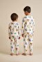 Boy's 100% Cotton Single Jersey Fabric Long Sleeve Seasonal Pajama Set - 7