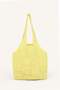 Women's Yellow Knitwear Shoulder Bag I4982Axns - 5