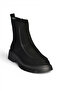 Z555657302 Black Genuine Leather Suede Women's Boots - 5
