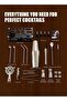 Cocktail Shaker Set, 23-Piece Boston Stainless Steel Bartender Kit with Acrylic Stand & Cocktail Recipes Booklet, Professional Bar Tools for Drink Mixing, Home, Bar, Party (Include 4 Whiskey Ston - 2
