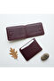 100% Genuine Leather Horizontal Model Men's Magnetic Closure Credit Card Holder Wallet - 2