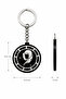 Zodiac Sign Keychain Twins - Plexiglass Gift Zodiac Themed Keychain, Birthday Gift - 6