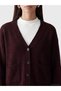 V-Neck Women's Knitwear Cardigan (W6) - 3