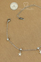 316L Steel Anklet |   Zircon Stone Dangling Star Chain Steel Anklet 20+5 cm Non-Tarnish Non-Fade - 3