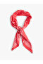 Shawl Bandana Patterned Square Satin Scarf Bandana