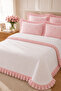 Double Pique Set with Bow, Pink - 2