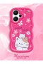 Redmi Note 13 Pro Plus 5g Compatible Case with Camera Protector Red Silicone Couple Phone Case Cat Pattern - 2