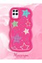 Samsung Galaxy A12 Compatible Case Camera Protector Red Silicone Couple Phone Case Star Pattern - 2