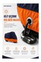 Electric 3 Wheel Wheeled 1 Person Motor Parachute Fabric Motorcycle Protection Tarpaulin - 5