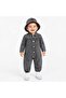 Unisex Kids Baby Jeans Overalls with Hat (6/9/12/18) Months - 3