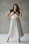 Plus Size Black Women's Belt Leather Harness Body Accessory with Shoulder Tassel Detail - 2