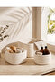 Ivory 3 Piece Rope Storage Basket Set