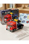 84 Pieces Ctiy Compatible Building Block Tow Truck Set Construction Toy with Pull and Drop Car for Ages 6+