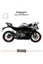 ملصق CFMOTO 250SR Grenaj للجانب الأيمن والأيسر، طقم ملصقات عالي الجودة