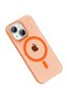 Ilkestor iPhone 15 Pc Blank Magsafe Cover (173333) - Orange - 3