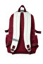 Burgundy Unisex School Backpack with Accessories Primary School - Middle School - High School - 8