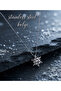 316L Steel Chain Silver Color Zircon Stone Snowflake Projection Model Necklace