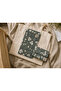 Foldable Floral Patterned Cloth Bag – 100% Cotton Fabric with Organizer Pocket for Shopping, Daily Use, and as a Shoulder Bag
