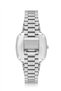 Men's wristwatch with calendar, rectangular case, mesh metal strap, black and navy blue color pl-7085e2x - 3