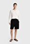 Linen Shorts with Waist Cord