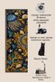 Sdt Traditional Patterned Modern Woven Base Decorative Carpet Sdtamor5069 - 5