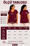 Women's Plus Size Casual Blouse - Loose V-Neck Short Sleeve Blouse - 5