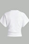 Women's Bat Sleeve Blouse Cotton 2-Piece Blouse - 3