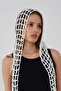 Sequin Detailed Wide Hole Summer Knitted Beanie Y8251 White - 4