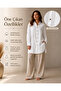Women's 100% Cotton White Muslin Tunic Shirt – Comfortable Fit Breathable Long Shirt - 2