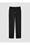 Özmarka New Season Black Soft Touch Women's Sweatpants - 5