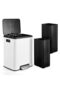 Dual Compartment Trash Can for Recycling & Trash, 8 Gallon