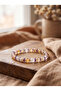 Citrine - Amethyst Natural Stone Bracelet (6 mm) - 3