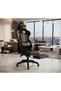 Gaming Chair Computer Chair, Flannelette Fabric Game Chair with Head Pillow and Waist Pillow, Ergonomic Computer Chair with Footrest
