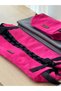 Okey Game Set with Fusia Bag, Gray Game Table Cover, Wooden Okey Set - 2
